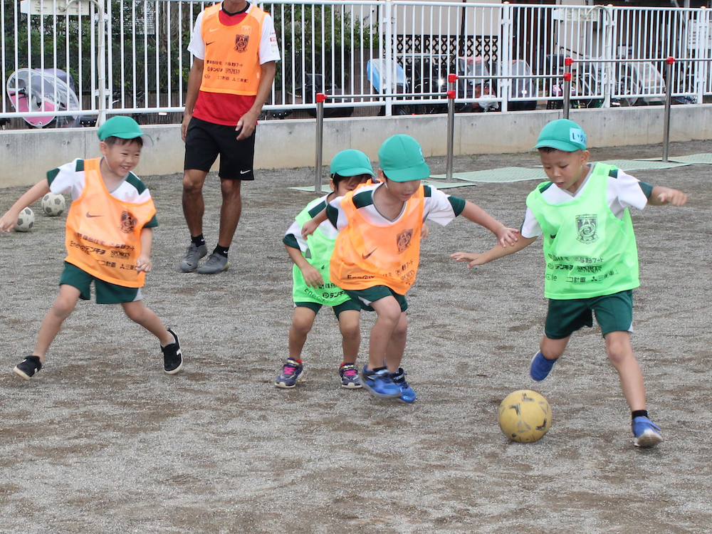 幼稚園の特徴サッカーあそび