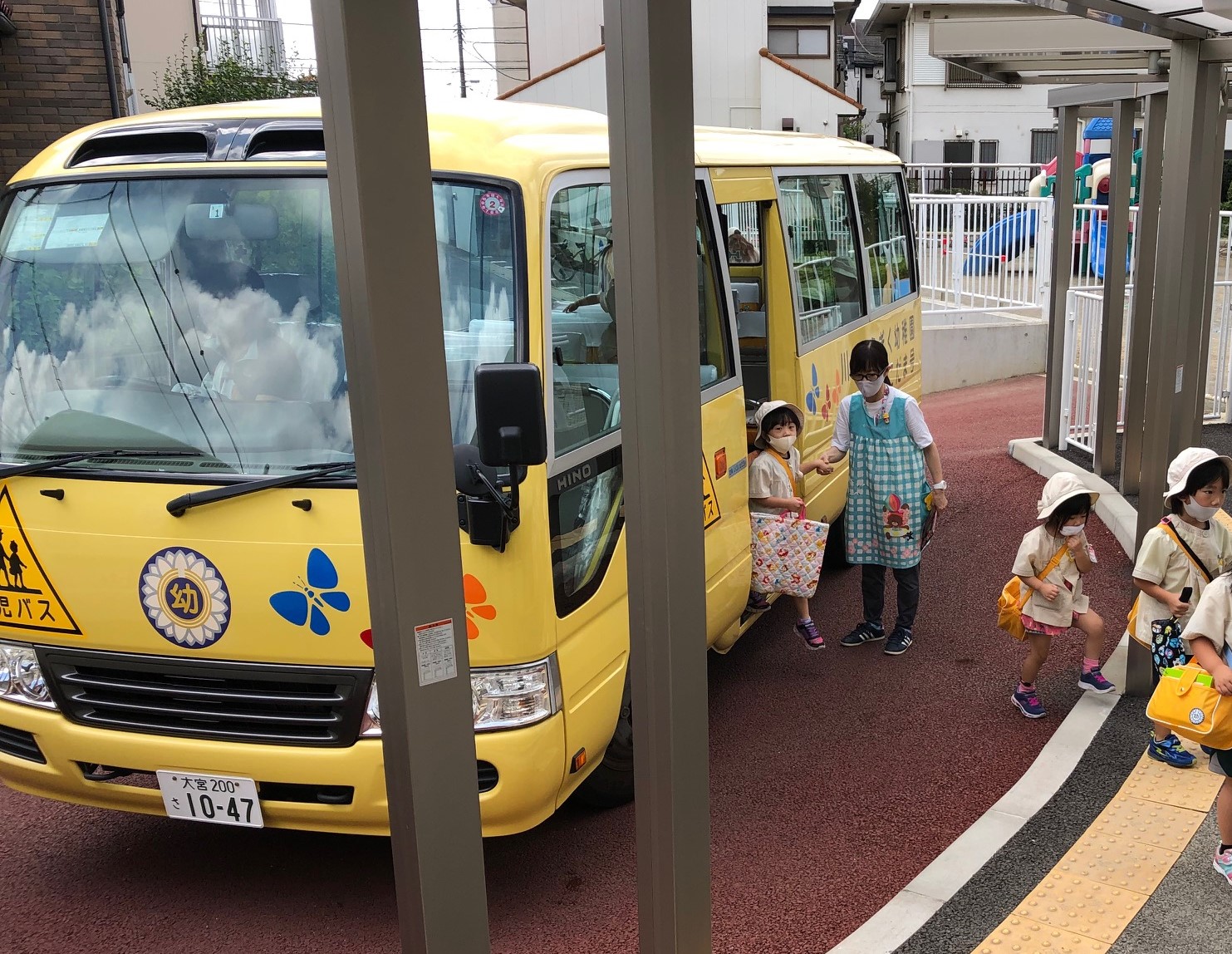 保護中: 川口しらぎく幼稚園の８月の様子