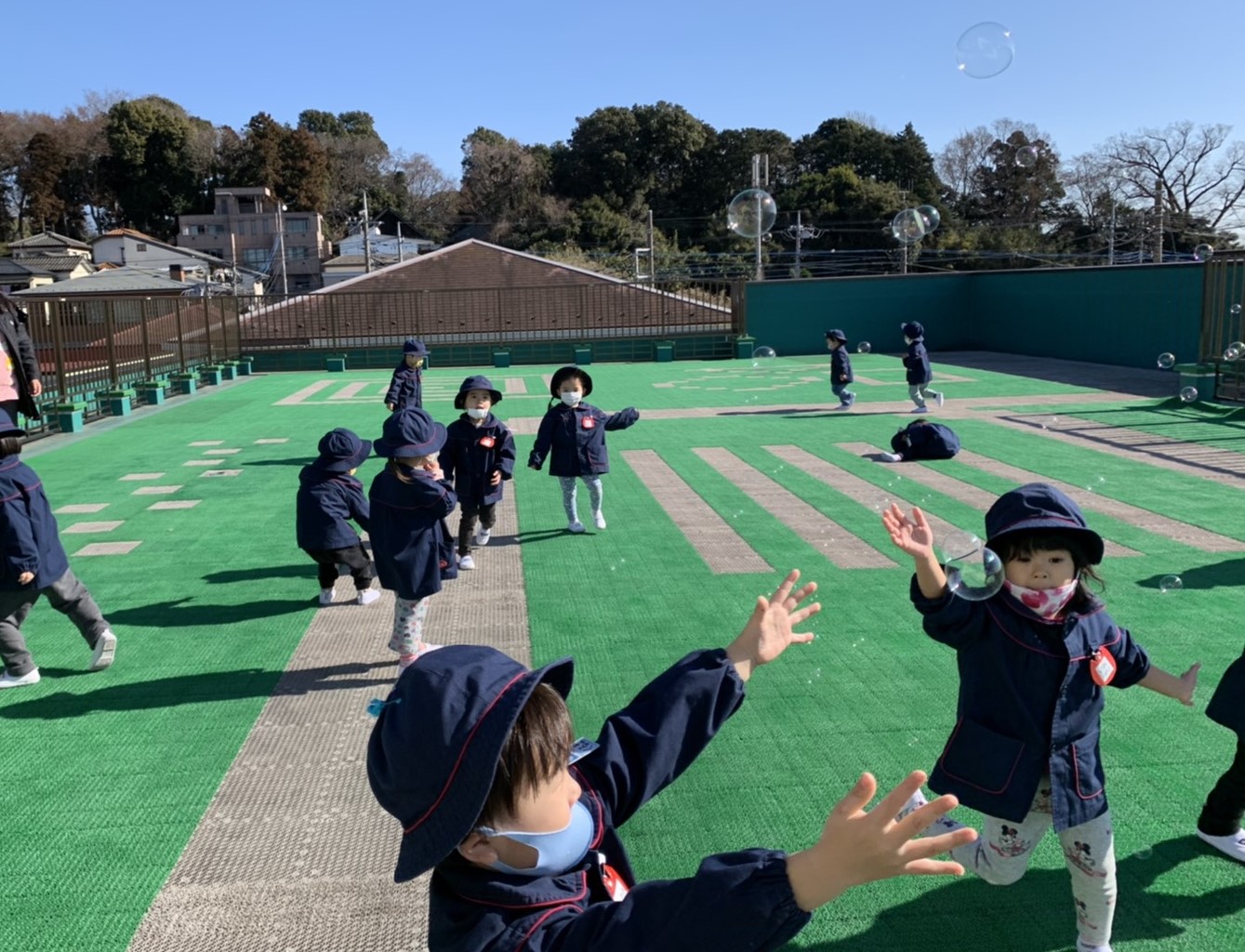 保護中: 川口しらぎく幼稚園の１月の様子