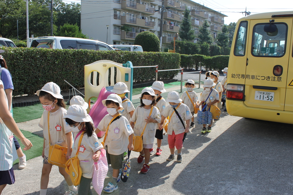 保護中: 西上尾しらぎく幼稚園の８月の様子