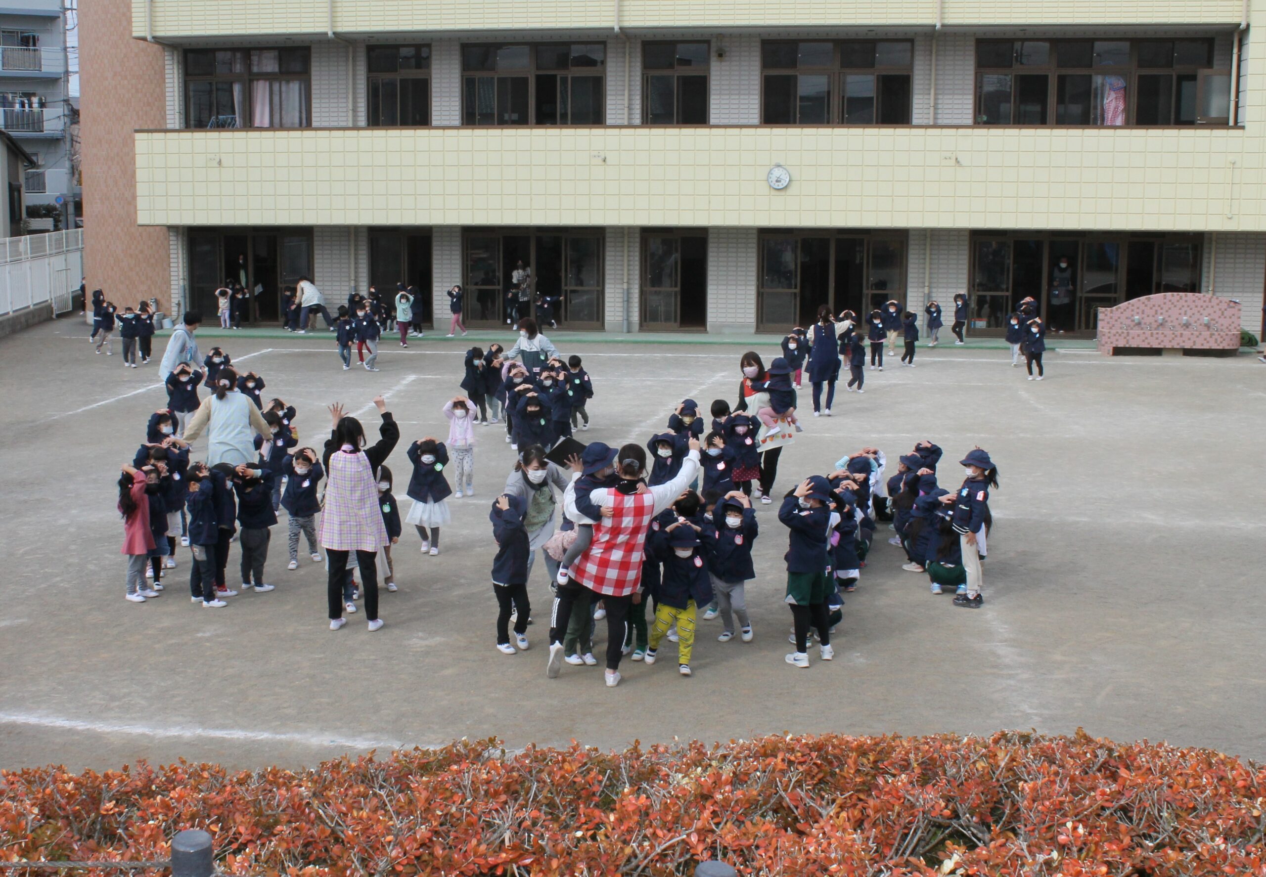 保護中: 川口しらぎく幼稚園の２月の様子