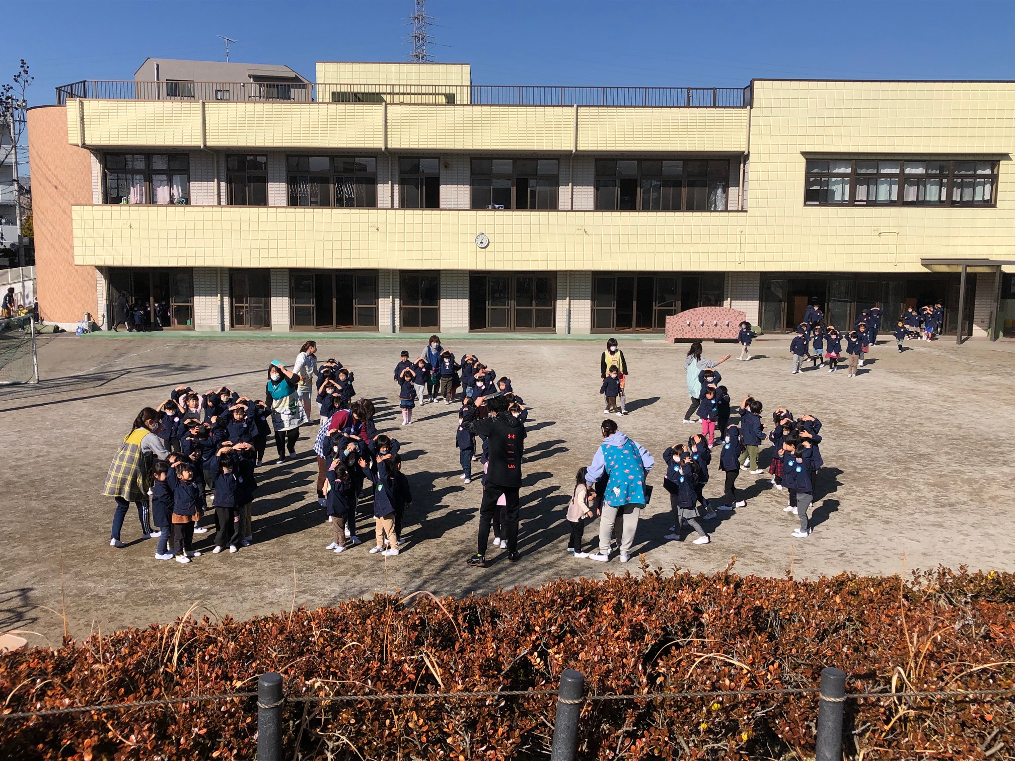 保護中: 川口しらぎく幼稚園１月の様子