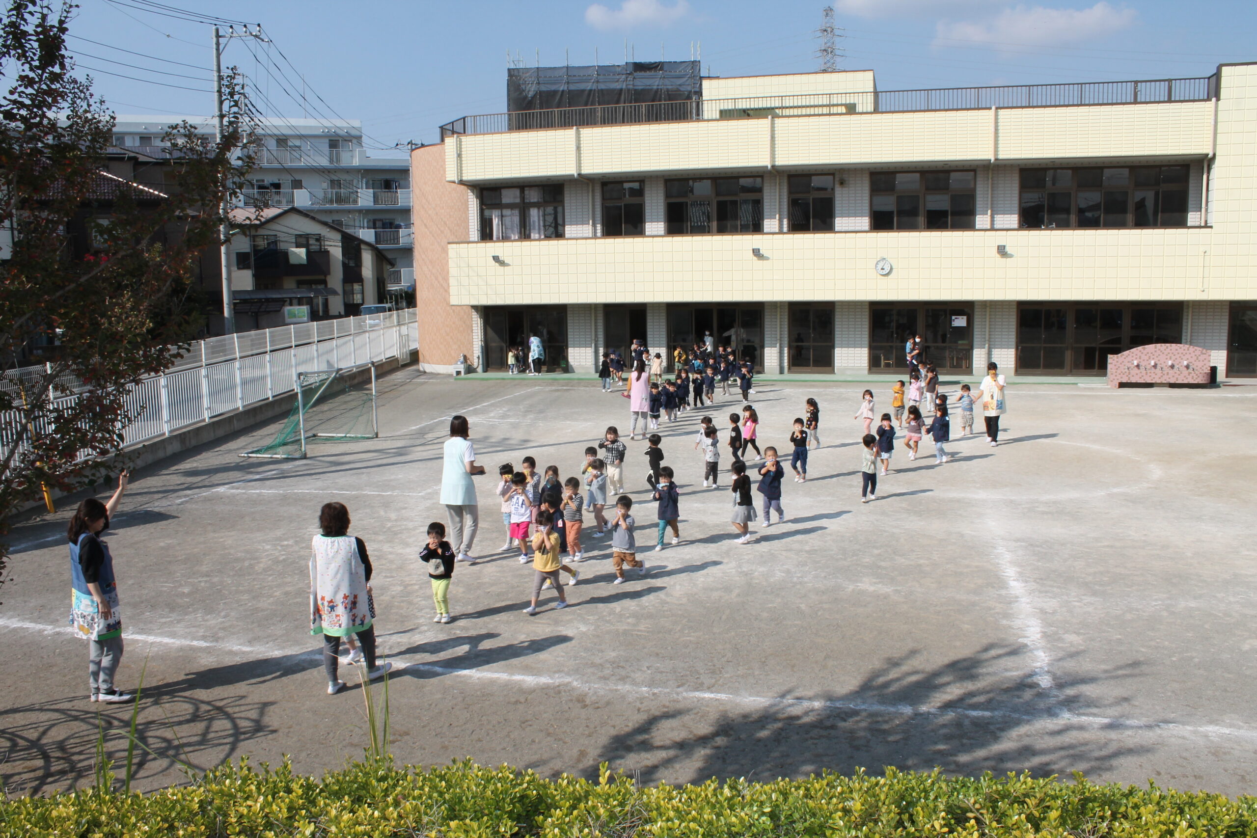 保護中: 川口しらぎく幼稚園１０月の様子