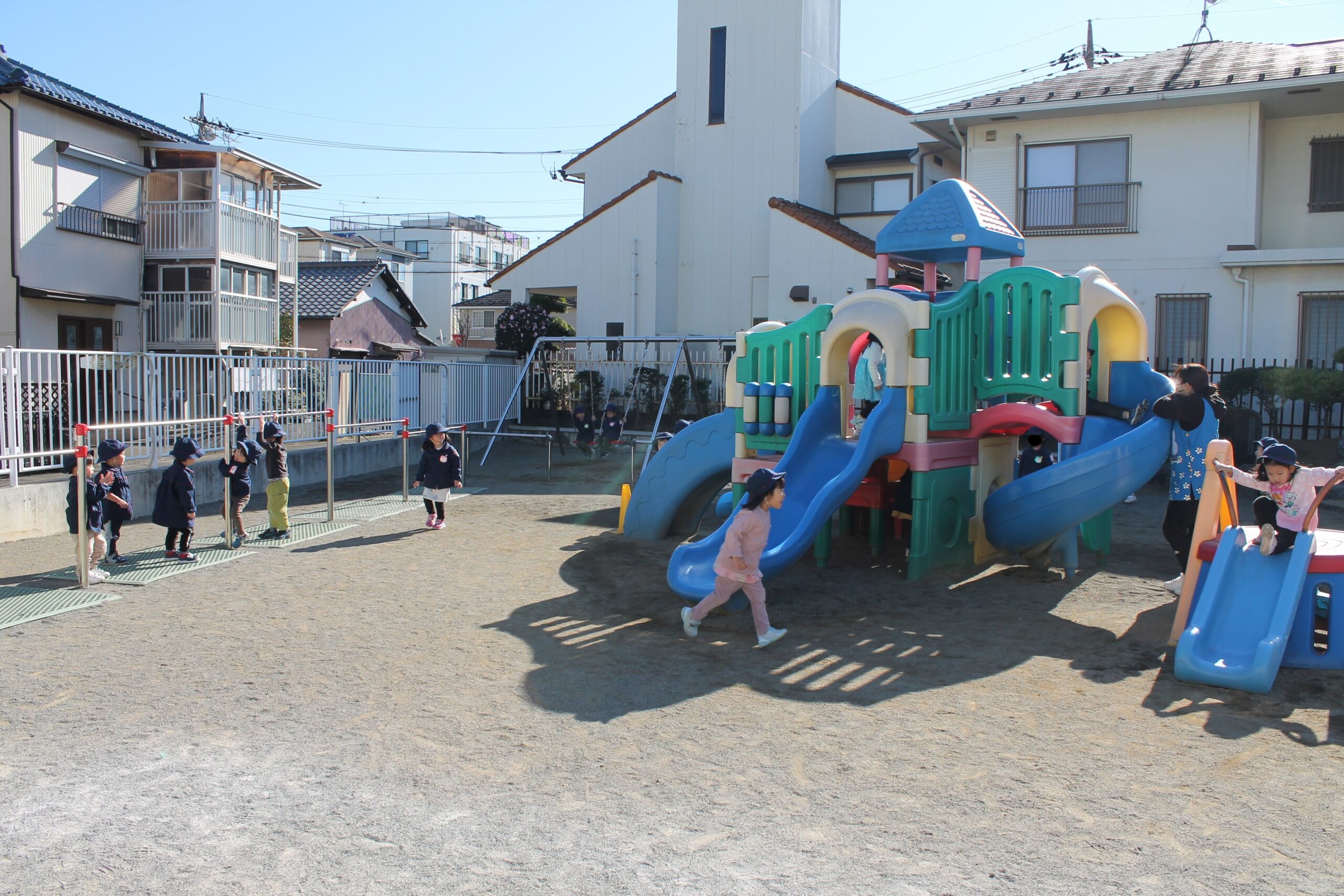 保護中: 川口しらぎく幼稚園１月の様子