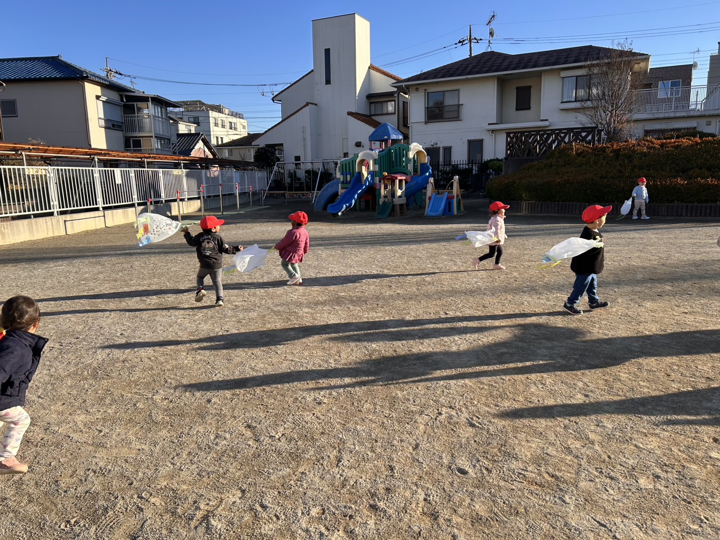 保護中: 川口しらぎく幼稚園１月の様子